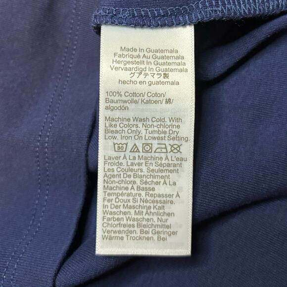 J.Crew Factory Ribbed Scoopneck Tank Top Navy Blue 100% Cotton NWT Size S - Picture 4 of 4